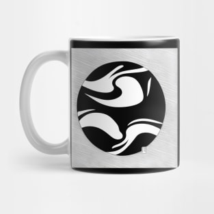 Wind and waves merge. Mug